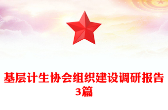 基層計(jì)生協(xié)會(huì)組織建設(shè)調(diào)研報(bào)告3篇