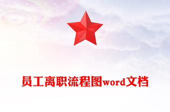 員工離職流程圖word文檔
