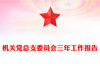 機(jī)關(guān)黨總支委員會(huì)三年工作報(bào)告