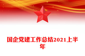 國企黨建工作總結2021上半年