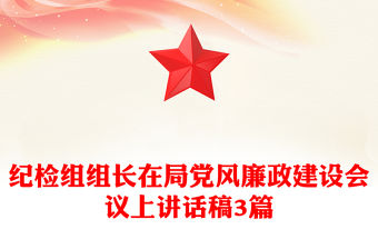 紀檢組組長在局黨風廉政建設會議上講話稿3篇