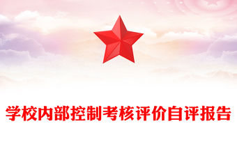 學(xué)校內(nèi)部控制考核評價(jià)自評報(bào)告
