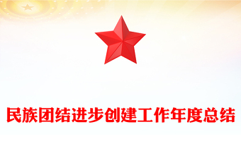 民族團結(jié)進步創(chuàng)建工作年度總結(jié)