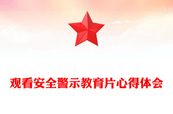 觀看安全警示教育片心得體會(huì)