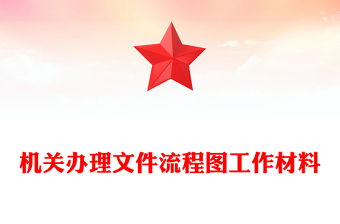 機關辦理文件流程圖工作材料