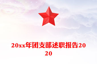 20xx年團支部述職報告2020