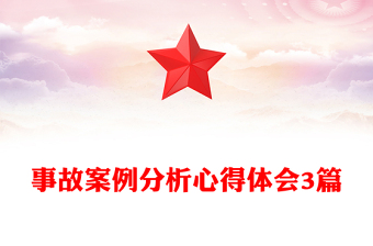 事故案例分析心得體會(huì)3篇