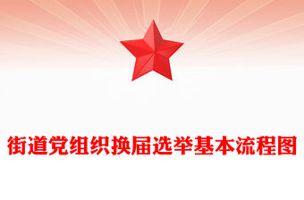 街道黨組織換屆選舉基本流程圖