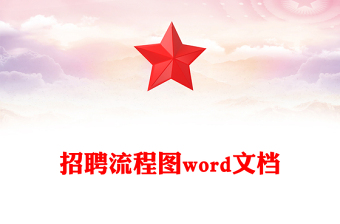 招聘流程圖word文檔