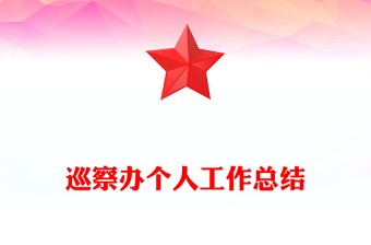 巡察辦個(gè)人工作總結(jié)