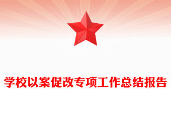 學校以案促改專項工作總結(jié)報告