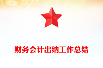 財(cái)務(wù)會(huì)計(jì)出納工作總結(jié)