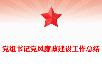 黨組書記黨風(fēng)廉政建設(shè)工作總結(jié)