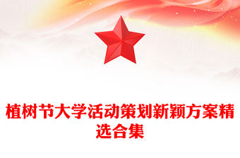 植樹節(jié)大學活動策劃新穎方案精選合集