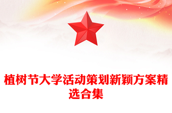 植樹節(jié)大學(xué)活動(dòng)策劃新穎方案精選合集