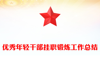 優(yōu)秀年輕干部掛職鍛煉工作總結(jié)