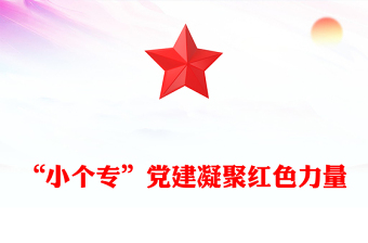 “小個專”黨建凝聚紅色力量