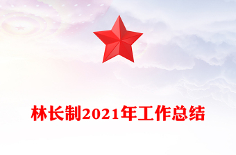 林長制2021年工作總結(jié)
