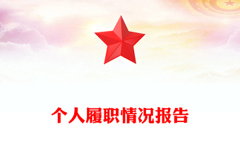 個(gè)人履職情況報(bào)告