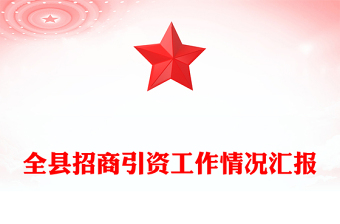 全縣招商引資工作情況匯報(bào)