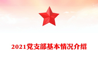 2021黨支部基本情況介紹