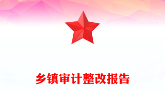 鄉(xiāng)鎮(zhèn)審計整改報告