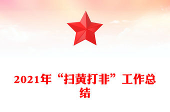 2021年“掃黃打非”工作總結(jié)