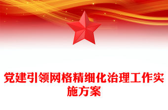 黨建引領(lǐng)網(wǎng)格精細(xì)化治理工作實(shí)施方案