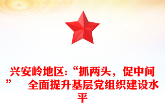 興安嶺地區(qū):“抓兩頭，促中間”?全面提升基層黨組織建設(shè)水平