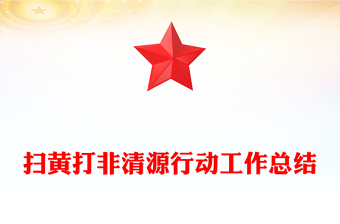 掃黃打非清源行動(dòng)工作總結(jié)