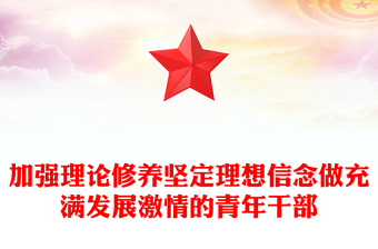 加強(qiáng)理論修養(yǎng)堅(jiān)定理想信念做充滿發(fā)展激情的青年干部