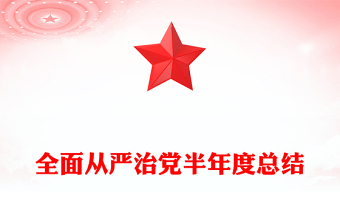 全面從嚴治黨半年度總結