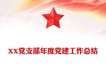 XX黨支部年度黨建工作總結