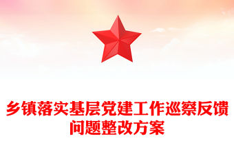 2022市場監管涉糧問題巡察整改方案