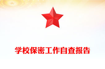 學校保密工作自查報告