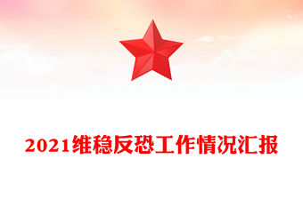 2021維穩(wěn)反恐工作情況匯報(bào)