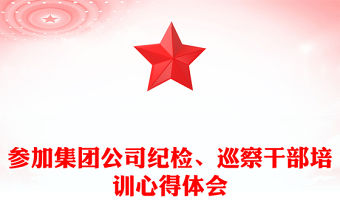 參加集團公司紀檢、巡察干部培訓(xùn)心得體會