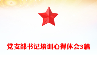 黨支部書記培訓(xùn)心得體會(huì)3篇