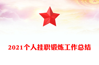 2021個人掛職鍛煉工作總結(jié)