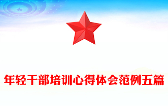 年輕干部培訓(xùn)心得體會(huì)范例五篇