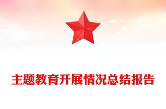 主題教育開展情況總結(jié)報(bào)告