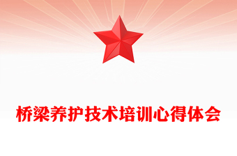 橋梁養(yǎng)護(hù)技術(shù)培訓(xùn)心得體會