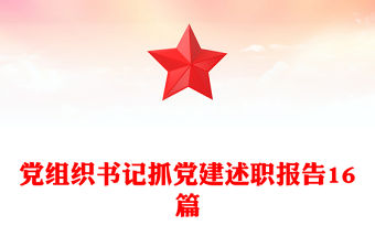 黨組織書記抓黨建述職報告16篇