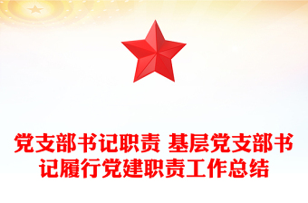 黨支部書記職責(zé) 基層黨支部書記履行黨建職責(zé)工作總結(jié)