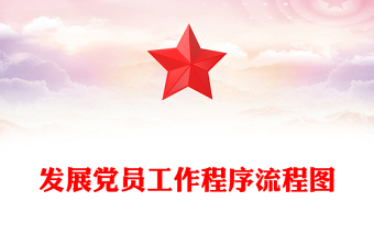 發(fā)展黨員工作程序流程圖