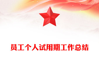員工個(gè)人試用期工作總結(jié)