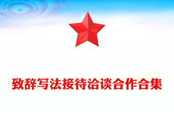 致辭寫(xiě)法接待洽談合作合集