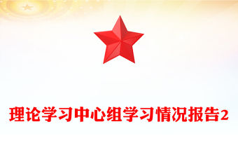 理論學(xué)習(xí)中心組學(xué)習(xí)情況報告2