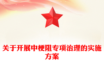 關(guān)于開(kāi)展中梗阻專項(xiàng)治理的實(shí)施方案