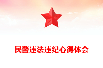 民警違法違紀(jì)心得體會(huì)